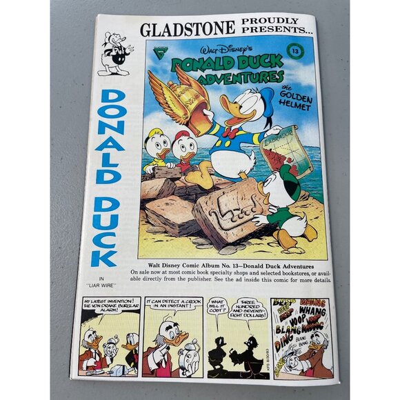 Gladstone Walt Disneys Uncle Scrooge #233 Feb 1989 Comic Vintage Donald Duck - Picture 5 of 7
